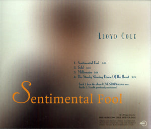 Lloyd Cole : Sentimental Fool (CD, Single, Promo)