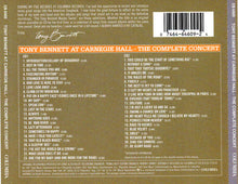 Load image into Gallery viewer, Tony Bennett With Ralph Sharon And His Orchestra : Tony Bennett At Carnegie Hall June 9 1962: Complete Concert (2xCD, RE)

