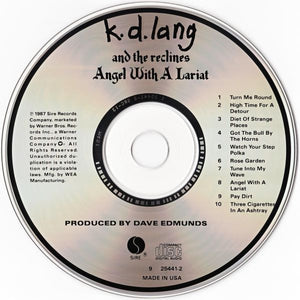 k.d. lang and the reclines : Angel With A Lariat (CD, Album)