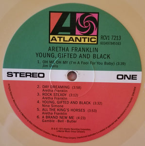 Aretha Franklin : Young, Gifted And Black (LP, Album, Ltd, RE, Yel)