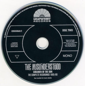 The Misunderstood : Children Of The Sun (The Complete Recordings 1965-1966) (2xCD, Comp, Mono, RM)