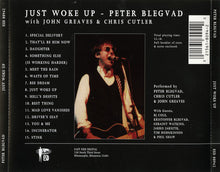 Load image into Gallery viewer, Peter Blegvad With John Greaves And Chris Cutler : Just Woke Up (CD, Album)
