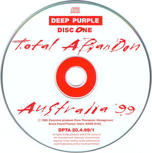 Deep Purple : Total Abandon - Australia '99 (2xCD, Album)