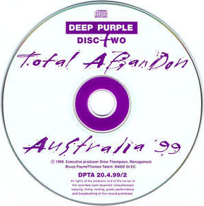 Deep Purple : Total Abandon - Australia '99 (2xCD, Album)