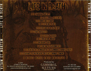 Vitam Et Mortem : Life In Death (CD, Album, Enh)