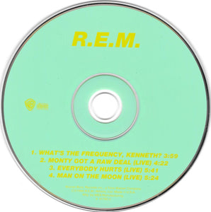 R.E.M. : What's The Frequency, Kenneth? (CD, Maxi, FLP)