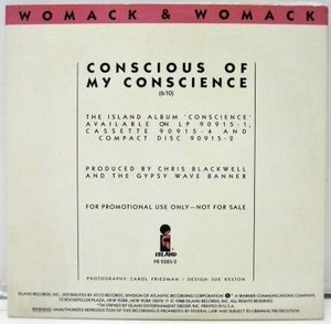 Womack & Womack : Conscious Of My Conscience (CD, Single, Promo)