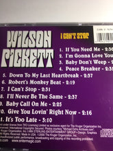 Load image into Gallery viewer, Wilson Pickett : I Can&#39;t Stop (CD)
