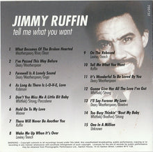 Load image into Gallery viewer, Jimmy Ruffin : Tell Me What You Want (CD, Comp)
