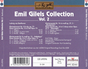 Emil Gilels : Emil Gilels Collection, Vol. 2 (CD)