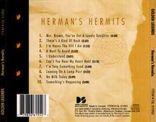 Load image into Gallery viewer, Herman&#39;s Hermits : Golden Legends (CD, Comp)
