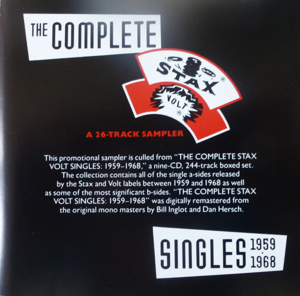 Various : The Complete Stax-Volt Singles 1959-1968 - A 26-Track Sampler (CD, Comp, Promo)