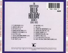 Load image into Gallery viewer, Billie Holiday : The Quintessential Billie Holiday Volume 9 (1940-1942) (CD, Comp, Mono, RM)
