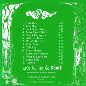 Mosley Grape : Live At Indigo Rànch (CD, Album)