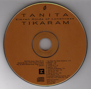 Tanita Tikaram : Eleven Kinds Of Loneliness (CD, Album)