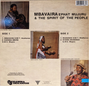 Ephat Mujuru & The Spirit Of The People* : Mbavaira (LP, Album, RE)