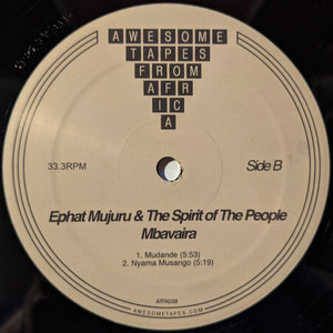 Ephat Mujuru & The Spirit Of The People* : Mbavaira (LP, Album, RE)