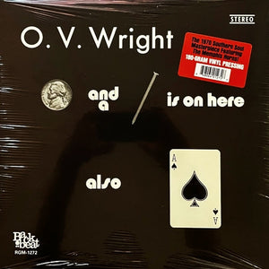 O.V. Wright : A Nickel & A Nail & The Ace Of Spades (LP, Album, RE)