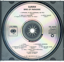 Load image into Gallery viewer, Djavan : Bird Of Paradise (CD, Album)
