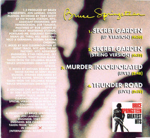 Bruce Springsteen : Secret Garden (CD, Maxi)