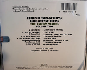 Frank Sinatra : Frank Sinatra's Greatest Hits - The Early Years - Volume Two (CD, Comp)