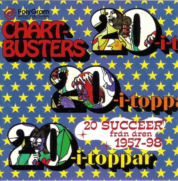 Various : Chartbusters: 20-I-Toppar (CD, Comp, Promo)