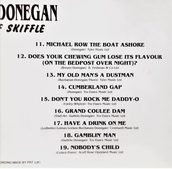 Lonnie Donegan King Of Skiffle CD Comp