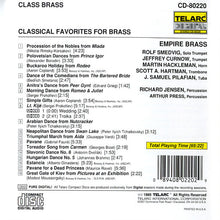 Load image into Gallery viewer, Empire Brass* : Class Brass (Classical Favorites For Brass) (CD, Album)
