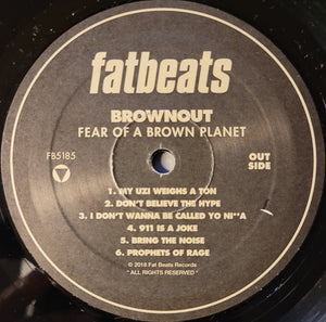 Brownout : Fear Of A Brown Planet  (LP, Album)