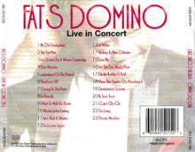 Load image into Gallery viewer, Fats Domino : Live In Concert (CD, Comp)
