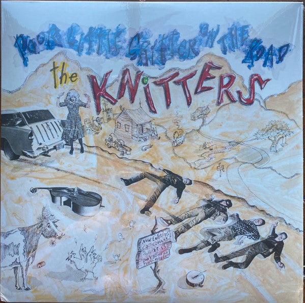 The Knitters : Poor Little Critter On The Road (LP, Album, Ltd, Blu)