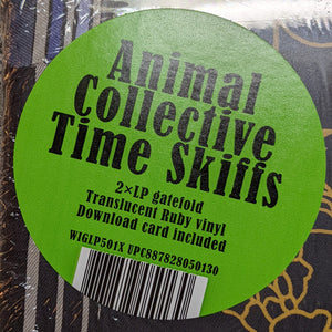 Animal Collective : Time Skiffs (2x12", Album, Ltd, Red)
