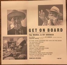 Load image into Gallery viewer, Taj Mahal &amp; Ry Cooder : Get On Board - The Songs Of Sonny Terry &amp; Brownie McGhee (LP, Album)
