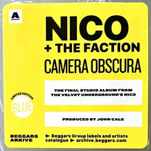 Load image into Gallery viewer, Nico (3) + The Faction* : Camera Obscura (LP, Album, RSD, Ltd, RE, RM, Blu)
