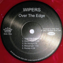 Load image into Gallery viewer, Wipers : Over The Edge (LP, Album, RE, RM, Mag + LP, S/Sided, Etch, Pin + )
