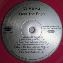 Load image into Gallery viewer, Wipers : Over The Edge (LP, Album, RE, RM, Mag + LP, S/Sided, Etch, Pin + )
