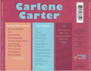 Carlene Carter : Two Sides To Every Woman / Musical Shapes (CD, Comp)