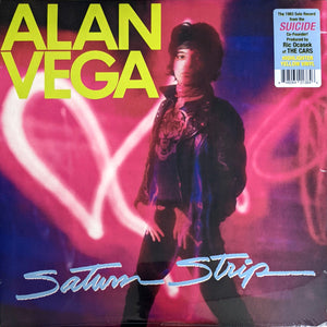 Alan Vega : Saturn Strip (LP, Album, RE, Yel)