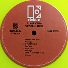 Load image into Gallery viewer, Alan Vega : Saturn Strip (LP, Album, RE, Yel)
