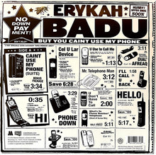 Load image into Gallery viewer, Erykah Badu : But You Caint Use My Phone (LP, Ltd, Mixtape, Pur)
