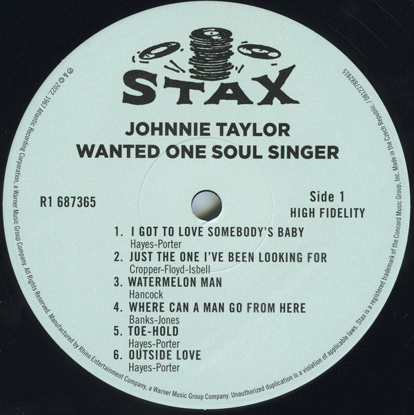 Taylor　Shop　Online　Buy　price　great　Club,　One　Mono,　Johnnie　a　Singer　(LP,　for　Wanted　Record　RE,　RM)　Soul　Antone's　Album,　–