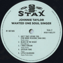 Load image into Gallery viewer, Johnnie Taylor : Wanted One Soul Singer (LP, Album, Mono, Club, RE, RM)
