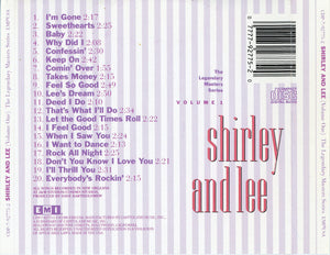 Shirley And Lee : Shirley And Lee (Volume One) The Legendary Masters Series (CD, Comp)