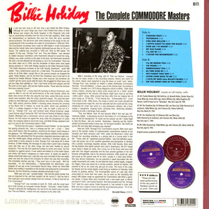 Billie Holiday : The Complete Commodore Masters (LP, Comp, RE, RP, Bro)
