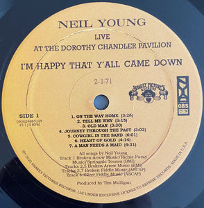 Neil Young : Dorothy Chandler Pavilion 1971 (LP, Album, RM)