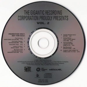 Various : The Gigantic Recording Corporation Proudly Presents Volume II (CD, Comp, Promo)