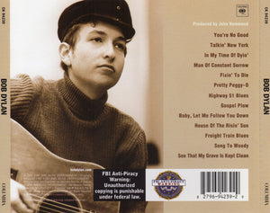 Bob Dylan : Bob Dylan (CD, Album, RE, RM)