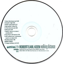 Load image into Gallery viewer, Robert Earl Keen : Walking Distance (CD, Album)
