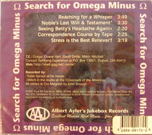 Load image into Gallery viewer, The Terrifying Experience* : Search For Omega Minus (CD, EP)
