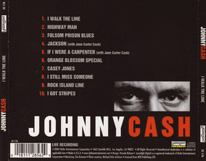 Johnny Cash : I Walk The Line (Live Recording) (CD)